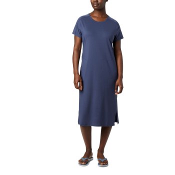 Columbia Firwood Camp, Vestidos Azul Marino Rayas Para Mujer | 153670-QRJ